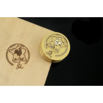 HEISSPRÄGESTEMPEL zum Brennen von Logos im Heiß- und Kaltverfahren - Matrizengröße: 22x20mm - LASER