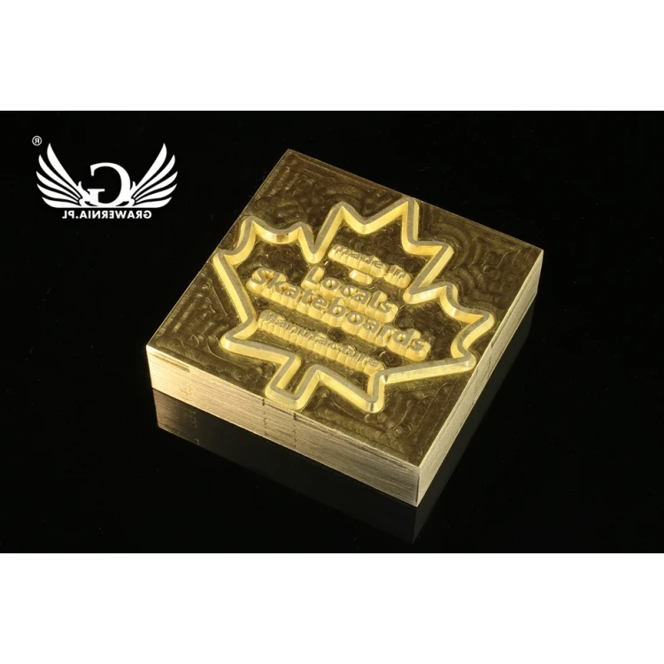 Heißprägestempel zum Prägen von Logos im Heiß- und Kaltverfahren - Matrizengröße: 52x51mm - CNC