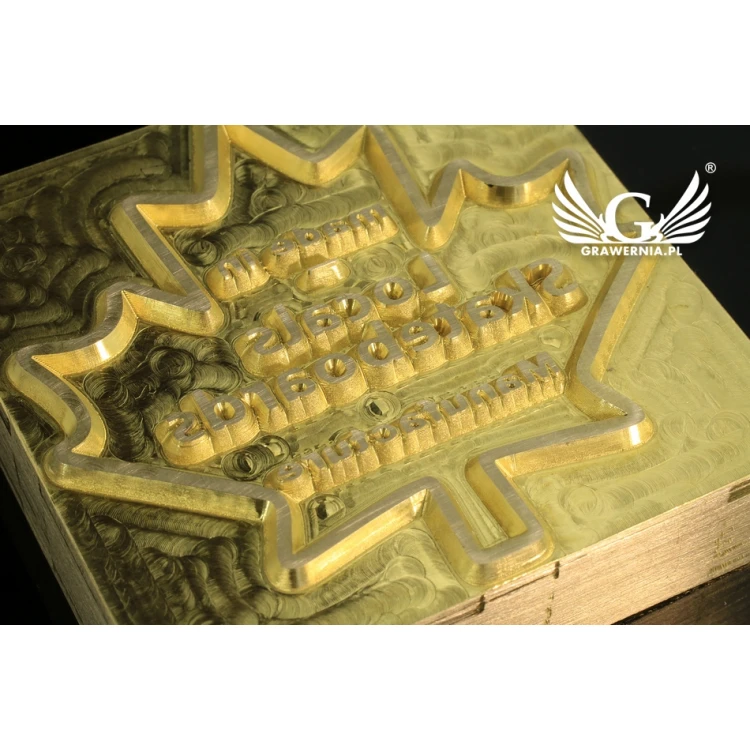 Heißprägestempel zum Prägen von Logos im Heiß- und Kaltverfahren - Matrizengröße: 52x51mm - CNC