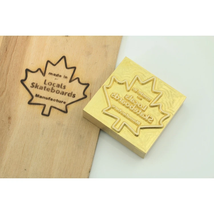Heißprägestempel zum Prägen von Logos im Heiß- und Kaltverfahren - Matrizengröße: 52x51mm - CNC