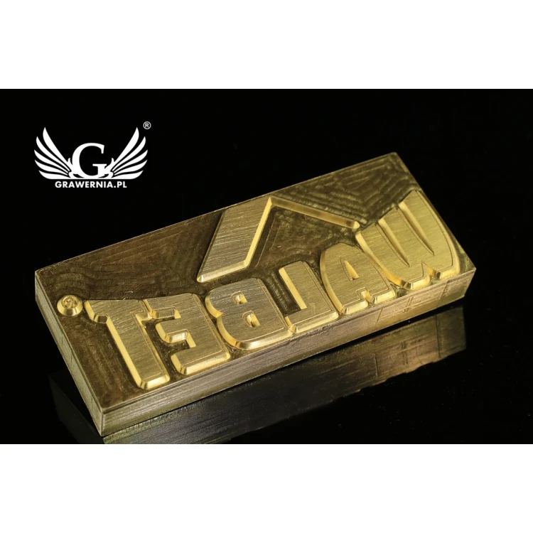 Heißprägestempel zum Prägen von Logos im Heiß- und Kaltverfahren - Matrizengröße: 102x40mm - CNC