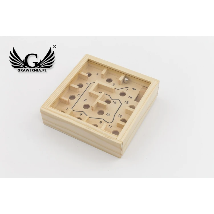 Geschicklichkeitsspiel Labyrinth mit Ihrer Gravur - GR001