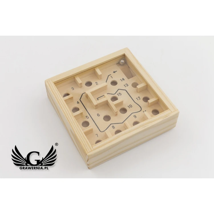 Geschicklichkeitsspiel Labyrinth mit Ihrer Gravur - GR001