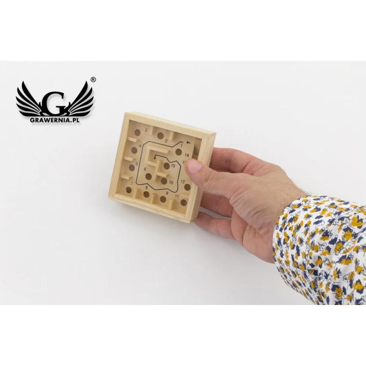 Geschicklichkeitsspiel Labyrinth mit Ihrer Gravur - GR001