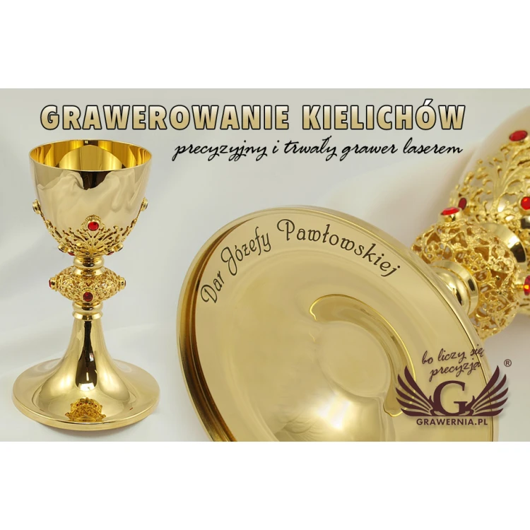 GRAVUR VON KELCHEN - Dienstleistung mit Faserlaser mit einer Genauigkeit von 15 Mikronen - GK02