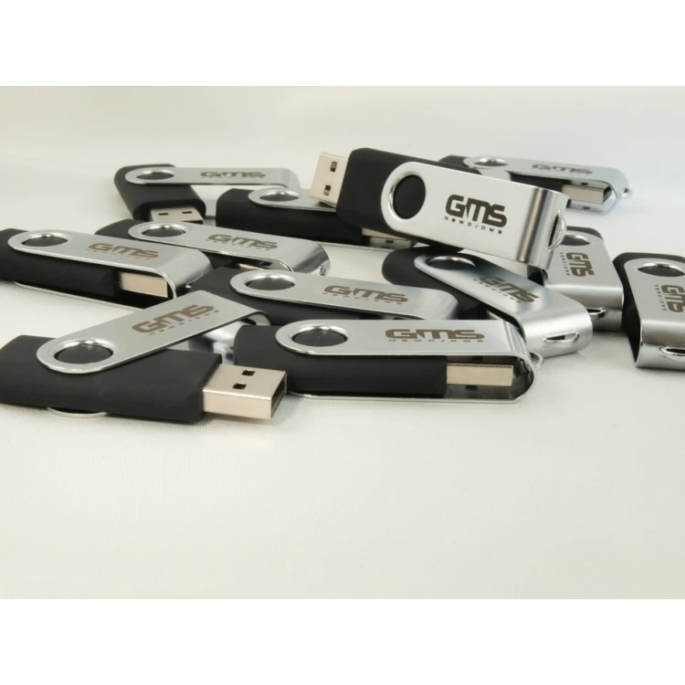 TWISTER PENDRIVE 8GB USB 2.0 mit Ihrem Logo oder beliebigem lasergegraviertem Text