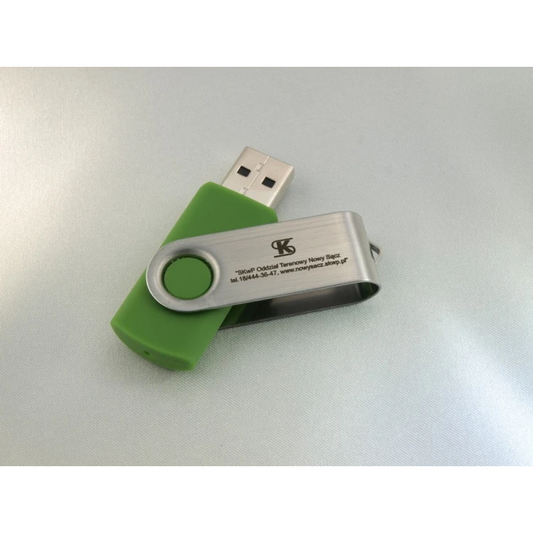 TWISTER PENDRIVE 8GB USB 2.0 mit Ihrem Logo oder beliebigem lasergegraviertem Text