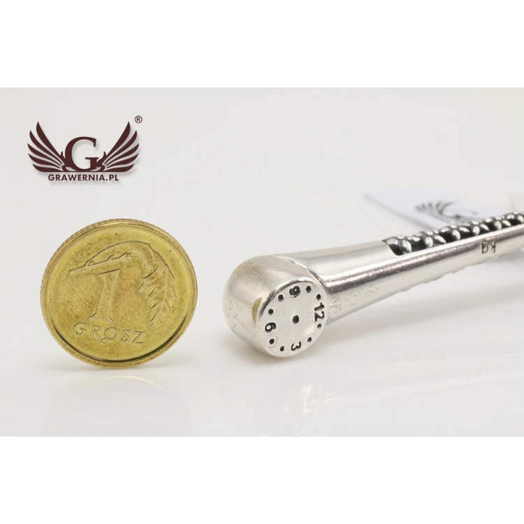 Silberne Rassel in Veloursbox mit Widmung - Taufandenken - SRB007