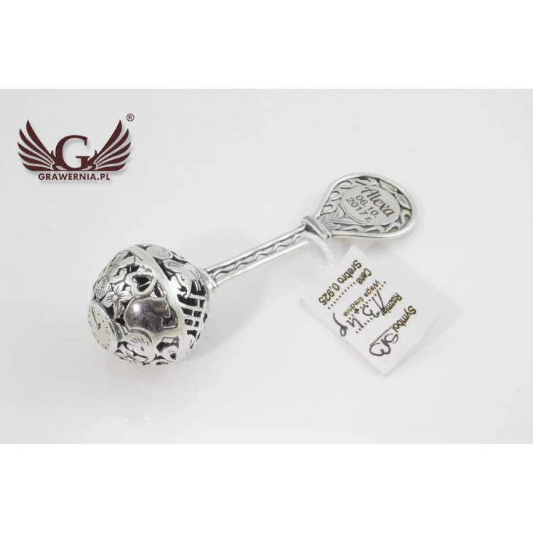 RASSEL - SILBER - Andenken an die Heilige Taufe - Modell SRB013