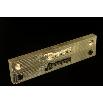 HOTSTAMP - Matrize / Siegel zum Prägen von Logos im Heiß- und Kaltverfahren - Matrizengröße: 120x15mm - CNC und LASER