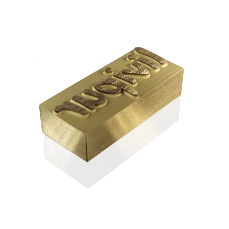 HOTSTAMP - Matrize / Siegel zum Prägen von Logos im Heiß- und Kaltverfahren - Matrizengröße: 57x25mm