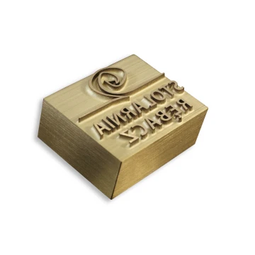 HOTSTAMP - Matrize / Siegel zum Prägen von Logos im Heiß- und Kaltverfahren - Matrizengröße: 34x27mm