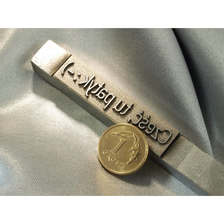 HOTSTAMP - Matrize / Stahlsiegel zum Heißprägen eines Logos