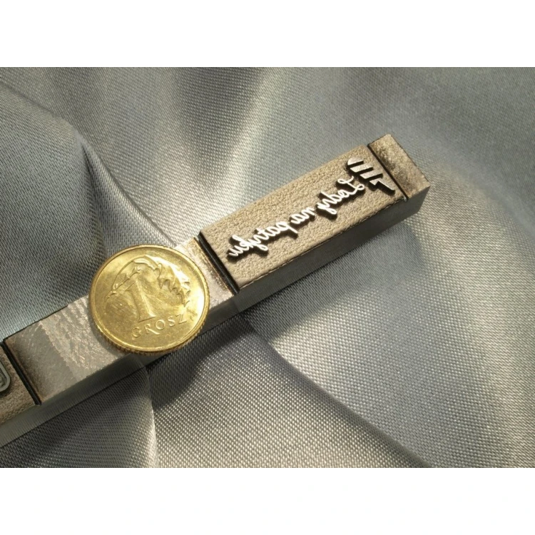 HOTSTAMP - Matrize / Stahlsiegel zum Heißprägen eines Logos