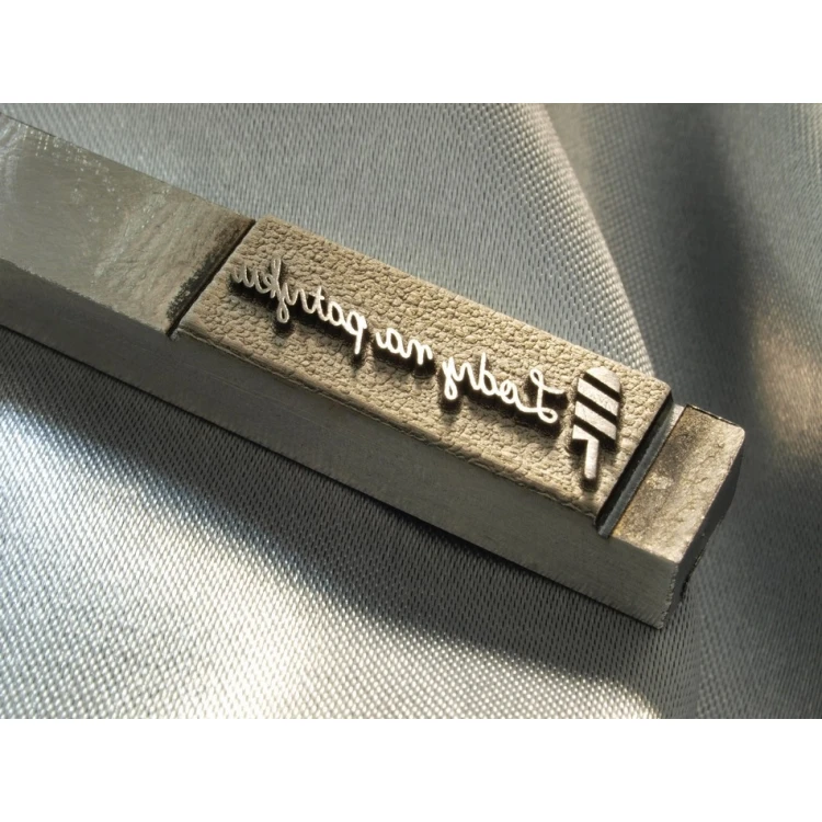 HOTSTAMP - Matrize / Stahlsiegel zum Heißprägen eines Logos
