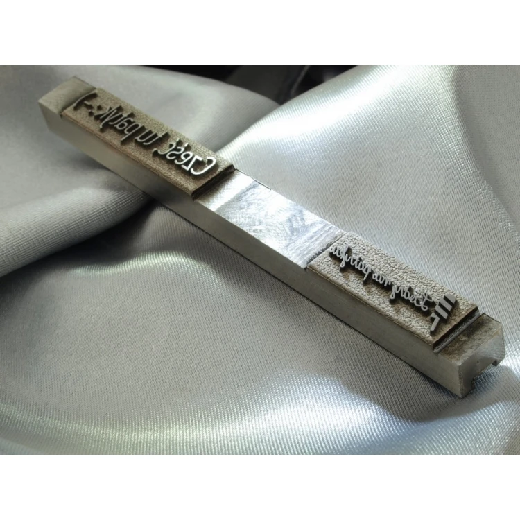 HOTSTAMP - Matrize / Stahlsiegel zum Heißprägen eines Logos