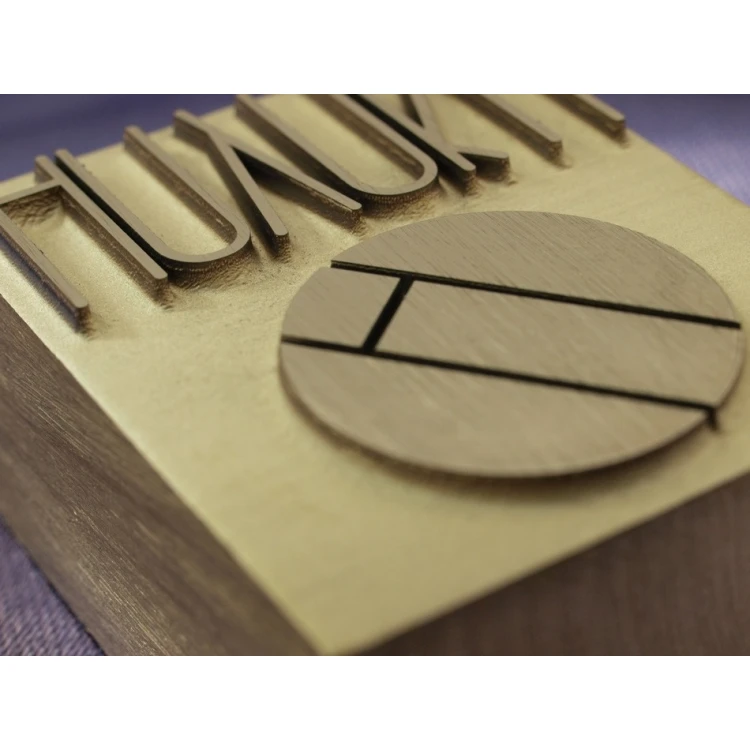 HOTSTAMP - Messingprägestempel / Siegel für Heißprägung des Logos - Abmessungen: 30x25mm