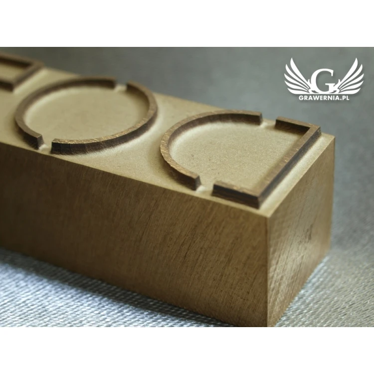 HOTSTAMP - Matrize / Siegel zum Prägen von Logos in Leder im Heißprägeverfahren - Abmessungen: 42x13mm