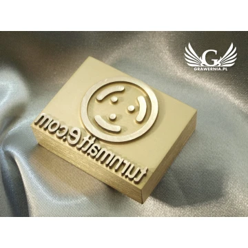 HOTSTAMP - Matrize / Siegel zum Prägen von Logos in Holz mit Hitze - Abmessungen: 45x35mm