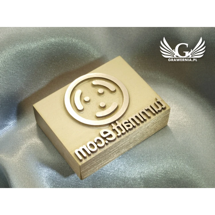 HOTSTAMP - Matrize / Siegel zum Prägen von Logos in Holz mit Hitze - Abmessungen: 45x35mm