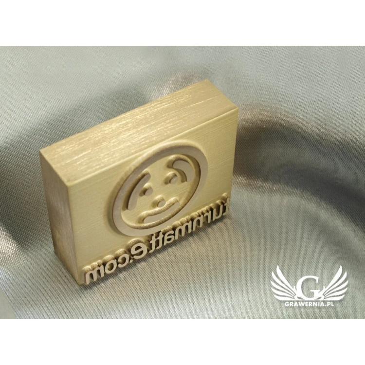 HOTSTAMP - Matrize / Siegel zum Prägen von Logos in Holz mit Hitze - Abmessungen: 45x35mm