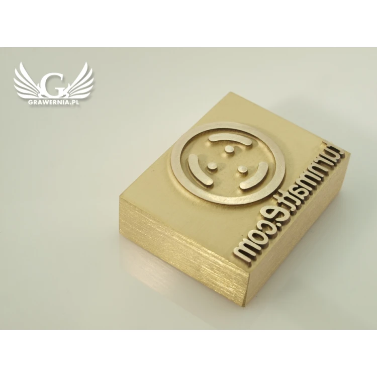 HOTSTAMP - Matrize / Siegel zum Prägen von Logos in Holz mit Hitze - Abmessungen: 45x35mm
