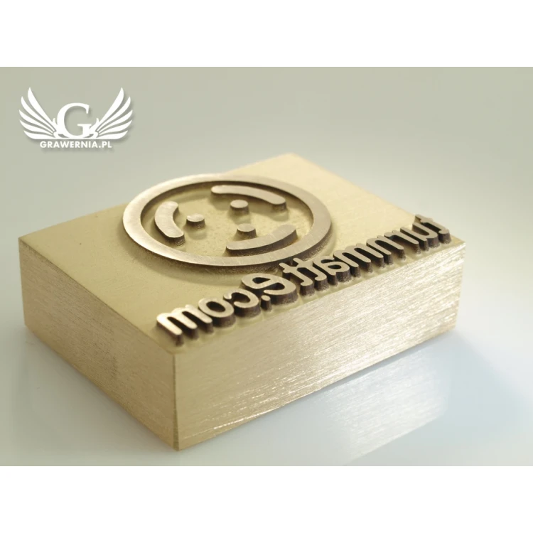 HOTSTAMP - Matrize / Siegel zum Prägen von Logos in Holz mit Hitze - Abmessungen: 45x35mm