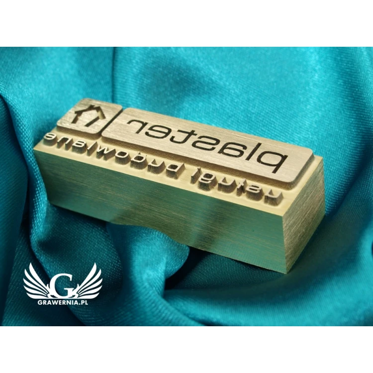 HOTSTAMP - Matrize/Siegel zum Prägen von Logos in Holz mit Hitze - Abmessungen: 50x16,5mm