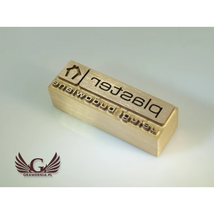 HOTSTAMP - Matrize/Siegel zum Prägen von Logos in Holz mit Hitze - Abmessungen: 50x16,5mm