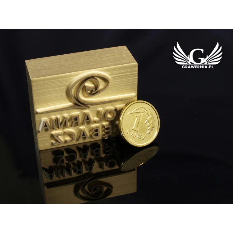 HOTSTAMP - Matrize / Siegel zum Prägen von Logos im Heiß- und Kaltverfahren - Matrizengröße: 34x27mm