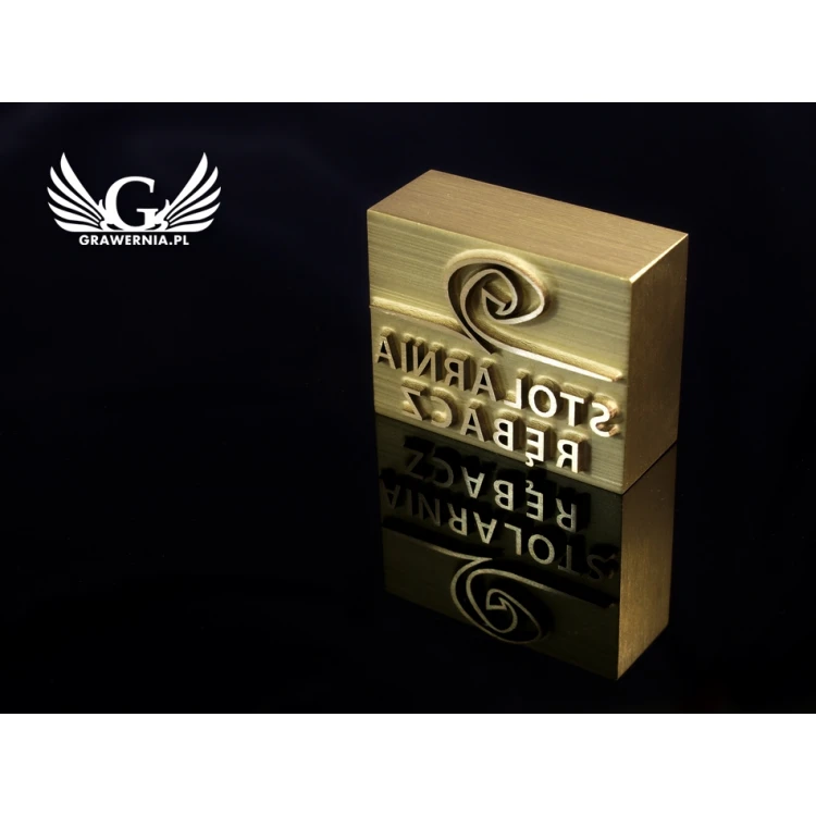 HOTSTAMP - Matrize / Siegel zum Prägen von Logos im Heiß- und Kaltverfahren - Matrizengröße: 34x27mm