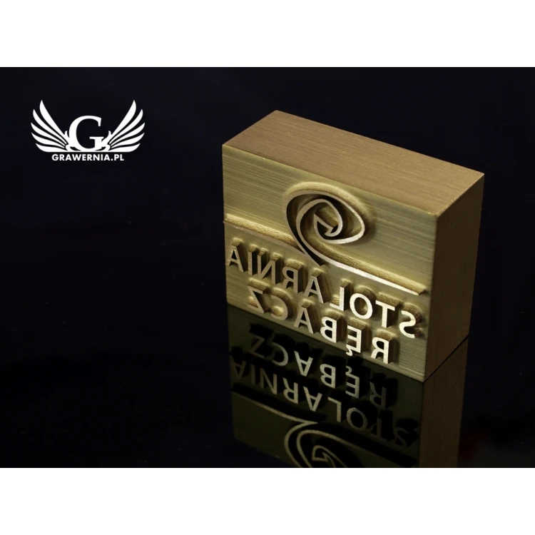 HOTSTAMP - Matrize / Siegel zum Prägen von Logos im Heiß- und Kaltverfahren - Matrizengröße: 34x27mm