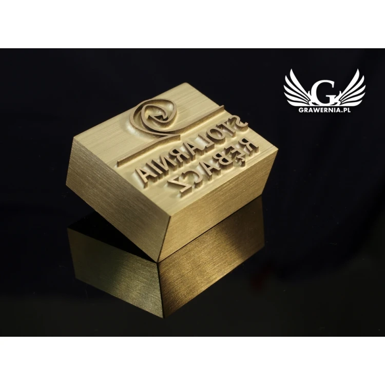 HOTSTAMP - Matrize / Siegel zum Prägen von Logos im Heiß- und Kaltverfahren - Matrizengröße: 34x27mm