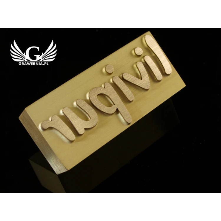 HOTSTAMP - Matrize / Siegel zum Prägen von Logos im Heiß- und Kaltverfahren - Matrizengröße: 57x25mm