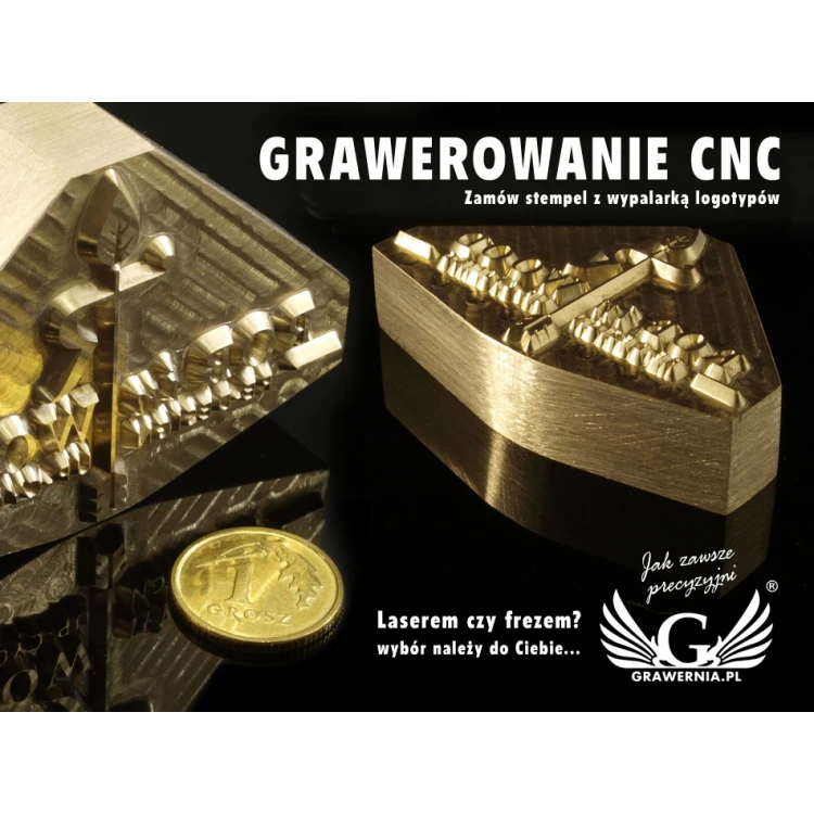 HOTSTAMP - Matrize / Siegel für das Prägen von Logos im Heiß- und Kaltverfahren - Matrizengröße: 56x35mm - CNC