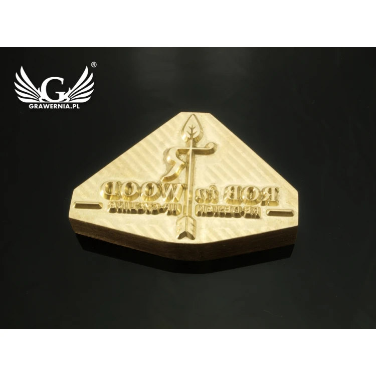 HOTSTAMP - Matrize / Siegel für das Prägen von Logos im Heiß- und Kaltverfahren - Matrizengröße: 56x35mm - CNC