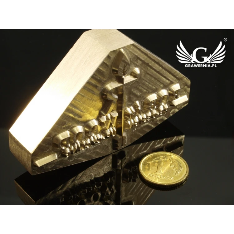 HOTSTAMP - Matrize / Siegel für das Prägen von Logos im Heiß- und Kaltverfahren - Matrizengröße: 56x35mm - CNC
