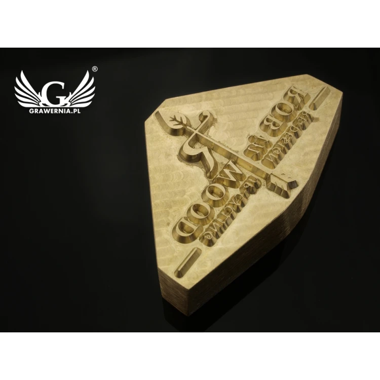 HOTSTAMP - Matrize / Siegel für das Prägen von Logos im Heiß- und Kaltverfahren - Matrizengröße: 56x35mm - CNC
