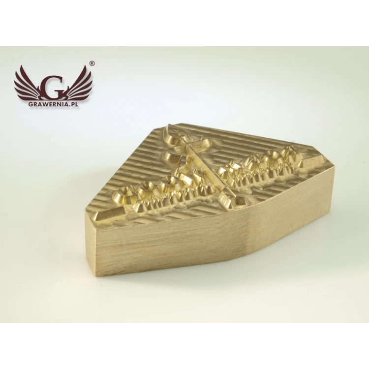 HOTSTAMP - Matrize / Siegel für das Prägen von Logos im Heiß- und Kaltverfahren - Matrizengröße: 56x35mm - CNC