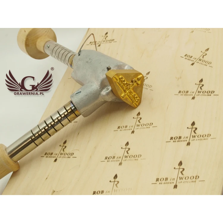 HOTSTAMP - Matrize / Siegel für das Prägen von Logos im Heiß- und Kaltverfahren - Matrizengröße: 56x35mm - CNC