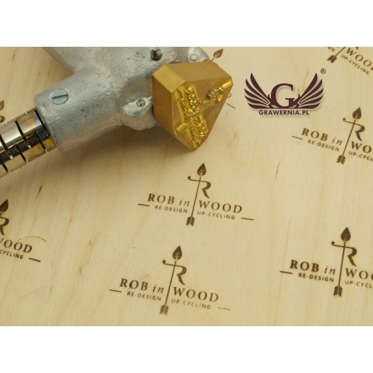 HOTSTAMP - Matrize / Siegel für das Prägen von Logos im Heiß- und Kaltverfahren - Matrizengröße: 56x35mm - CNC