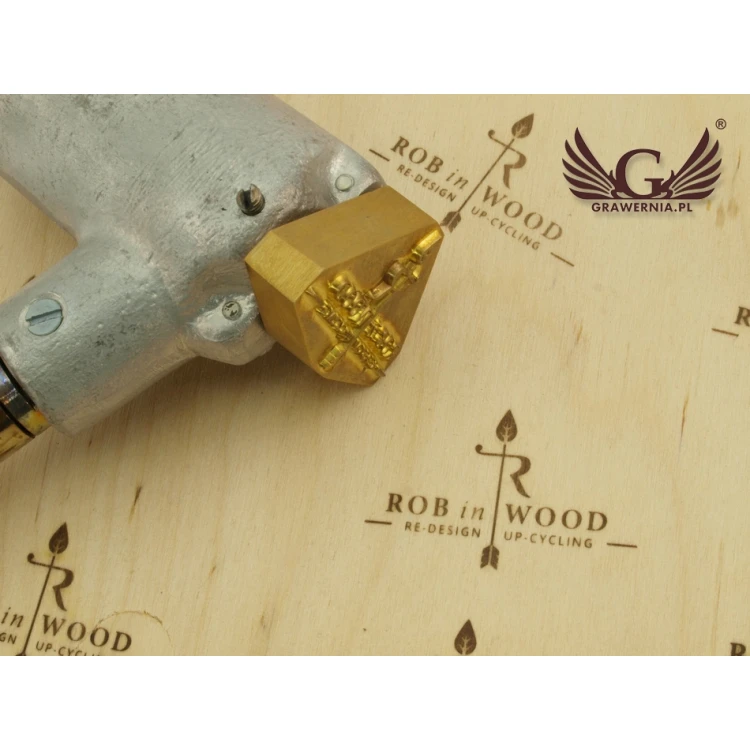 HOTSTAMP - Matrize / Siegel für das Prägen von Logos im Heiß- und Kaltverfahren - Matrizengröße: 56x35mm - CNC