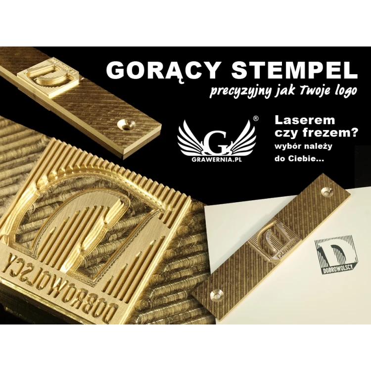 HOT STAMPING - Matrize/Siegel für das Prägen von Logos im Heiß- und Kaltverfahren - Matrizengröße: 149x31mm - CNC