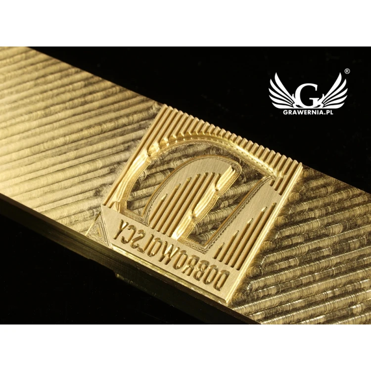 HOT STAMPING - Matrize/Siegel für das Prägen von Logos im Heiß- und Kaltverfahren - Matrizengröße: 149x31mm - CNC