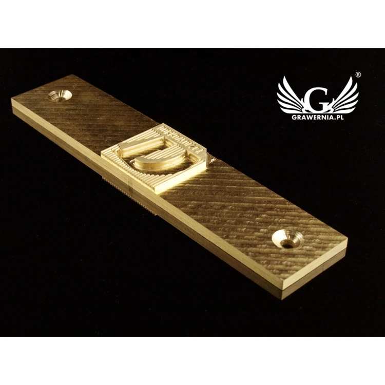 HOT STAMPING - Matrize/Siegel für das Prägen von Logos im Heiß- und Kaltverfahren - Matrizengröße: 149x31mm - CNC