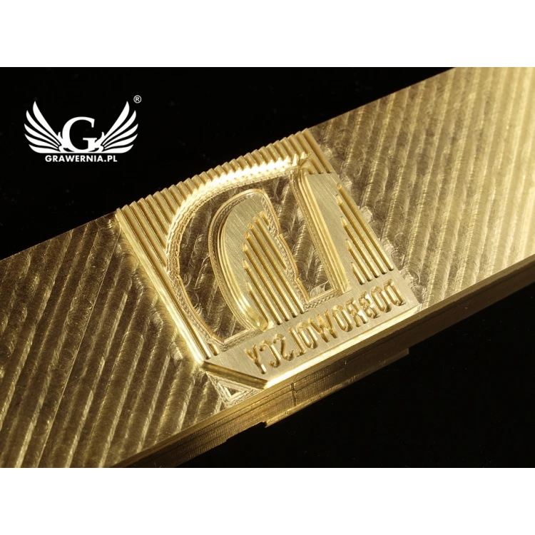 HOT STAMPING - Matrize/Siegel für das Prägen von Logos im Heiß- und Kaltverfahren - Matrizengröße: 149x31mm - CNC