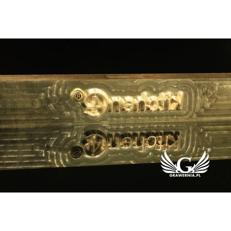 HOTSTAMP - Matrize / Siegel zum Prägen von Logos im Heiß- und Kaltverfahren - Matrizengröße: 120x15mm - CNC und LASER
