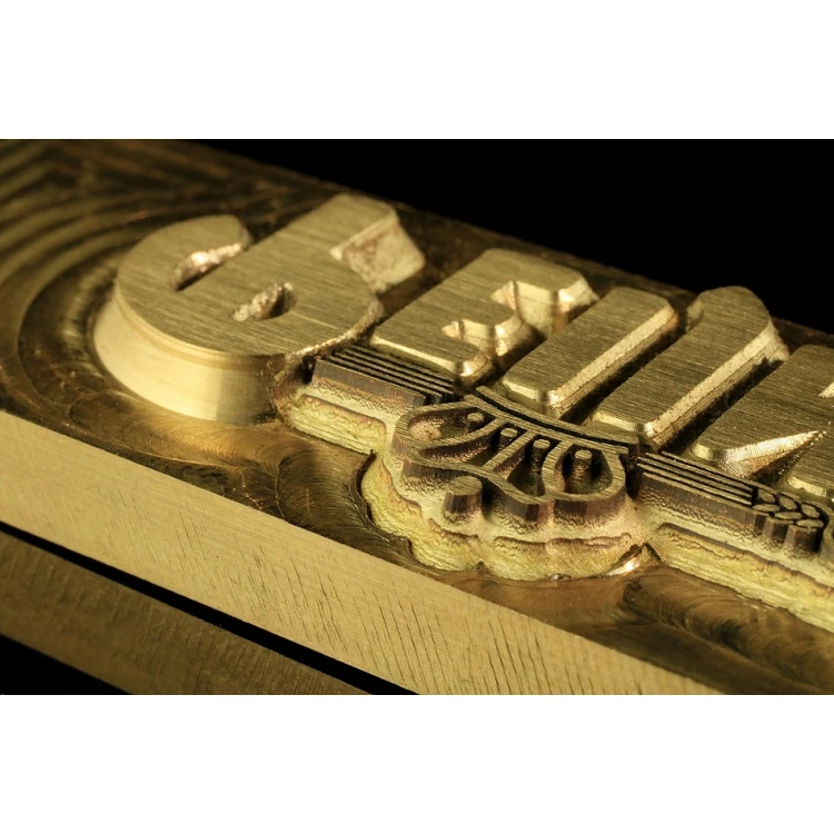 HOTSTAMP - Matrize / Siegel zum Prägen von Logos im Heiß- und Kaltverfahren - Matrizengröße: 113x24mm - CNC und LASER