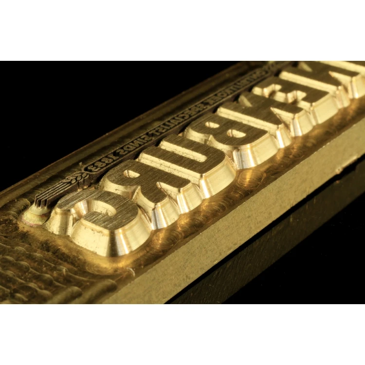 HOTSTAMP - Matrize / Siegel zum Prägen von Logos im Heiß- und Kaltverfahren - Matrizengröße: 113x24mm - CNC und LASER