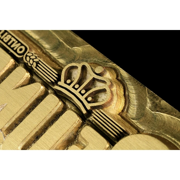 HOTSTAMP - Matrize / Siegel zum Prägen von Logos im Heiß- und Kaltverfahren - Matrizengröße: 113x24mm - CNC und LASER